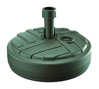 PROSPERPLAST Base de parasol polyéthylène rond à rayure Ø 39 x 13 cm vert
