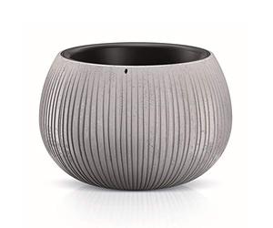 Prosperplast Beton Bowl en Plastique avec réservoir Couleur Ciment, 30 x 47,8 x 47,8 cm (H x l x P)