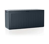 Prosperplast Boardebox garden box coussin box coffre de jardin verrouillable 280 litres anthracite