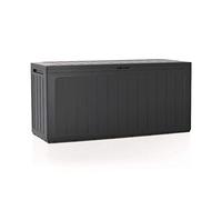 Prosperplast Coffre de jardin Boardebox MBBL280-S433 280 L effet bois noir verrouillable