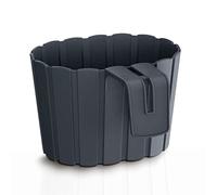 Prosperplast Boardee Hook 2,2L., Pot de fleurs pour balcon Anthracite 194x212x130 mm
