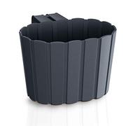 Prosperplast Boardee Hook 2,2L., Pot de fleurs pour balcon Anthracite 194x212x130 mm