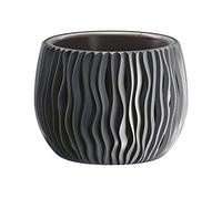 Prosperplast Bowl Sandy en Plastique avec réservoir de Couleur Anthracite, 13,6 (Hauteur) x 18 (Profondeur) cm x 18 cm (largeur)