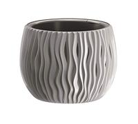 Prosperplast Bowl Sandy en Plastique avec réservoir de Couleur Gris Pierre, 13,6 (Hauteur) x 18 (Profondeur) cm x 18 cm (largeur)