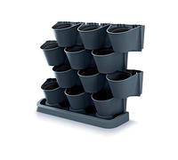 Prosperplast Jardin vertical sur pied Cascade Garden Anthracite 68,5×19×54,6 cm G