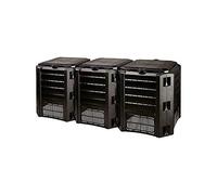 PROSPERPLAST Composteur Compogreen 1200L noir 82,6x198x71,9 cm