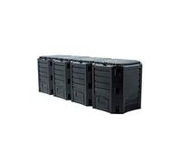 PROSPERPLAST Composteur Compogreen 1600L Noir 82,6x261x71,9 cm