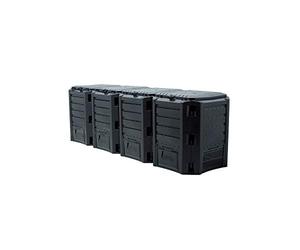 PROSPERPLAST Composteur Compogreen 1600L noir 82,6x261x71,9 cm