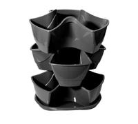 Prosperplast Coubi kraüter déporté Pot Herbes Jardin Herbes Suspension de fleurs de fleurs à trois niveaux dkn3003 295 anthracite