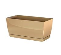 PROSPERPLAST Dupp300-7502u 29 x 14.2 x 13.6 cm Boîte Lotex24 Coubi Pot de Fleurs - Light Café (12 pièces)