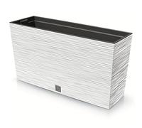 Prosperplast Pot de fleurs Furu Case M DFC800M-S449 Blanc