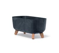 Prosperplast Gracia Pot de Fleurs rectangulaire - 19,5 x 39 x 18,7 cm - pour l'intérieur et l'extérieur - Pot de Fleurs Minimaliste - Résistant aux intempéries