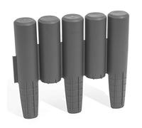 Prosperplast- IPAL5-S443 - Bordures pour Jardin 270 x 24 cm Grises