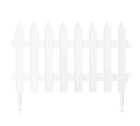 Prosperplast IPLSU Clôture en Plastique Blanc