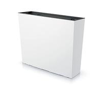 Prosperplast Jardinera pour Balcón Urbi - avec Rangement - Dimensions (MM) 580 x 180 x 498 cm - Couleur Blanche