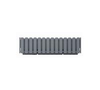 Prosperplast Jardinière de balcon Boardee 58x18x16 cm - Gris de pierre