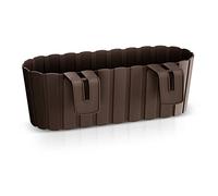 Prosperplast Jardinière de balcon Boardee 4,9 L 38 x 21 x 13 cm Brun