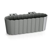 Prosperplast Jardinière de balcon 4,9L Boardee 38x21x13 cm - Gris de pierre