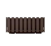 Prosperplast Jardinière de balcon Boardee 38x18x16 cm - Brun