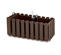 Prosperplast Jardinière de balcon Boardee 38 x 18 x 16 cm - Brun