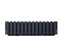 Prosperplast Jardinière à suspendre balcon Pot de fleurs 58cm anthracite Boardee Fencycase