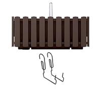 Prosperplast Jardinière de balcon Boardee 58x18x16 cm à suspendre – Brun