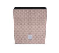 Prosperplast Jardinière Rato Low, en rotin tressé (mocca, 223x223x228)