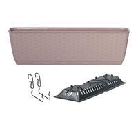 Prosperplast Jardinière suspendue RATOLLA 59x15x14 cm - Mocca