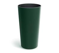 Prosperplast Lamia Slim Pot de Fleurs Rond avec réservoir intérieur Vert pin 30 x 30 x 57,5 cm Jardin, terrasse et Balcon
