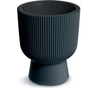 Prosperplast Milly Pot de fleurs design Cylindre moderne avec bac à plantes, pour l'intérieur et l'extérieur, résistant au gel, à la chaleur et aux UV