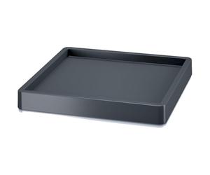 Prosperplast Mobile Saucer - Support de Pot de Fleurs carré - avec roulettes - Rotatif à 360 ° - Carré