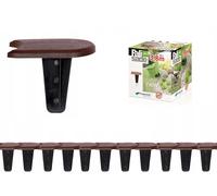 PROSPERPLAST PALISADA OGRODOWA PŁASKA 1 BRĄZ 3,8m
