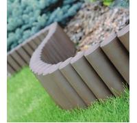 Prosperplast Palissade 2,7 M Bordure De Parterre La Pelouse Randstein Kantenstein, Braun, 31 X 28 X 26,6 Cm, Ipal5-R222 Multicolore
