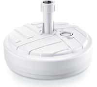 PROSPERPLAST Base de parasol polyéthylène rond à rayure Ø 39 x 13 cm blanc