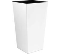 Prosperplast Pot de fleur 7,2L avec insert Urbi Square DURS170-S449 blanc G