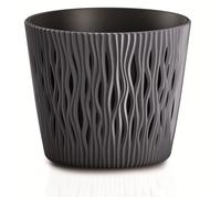 Prosperplast Pot de fleurs 3L anthracite Sandy Round DSR190