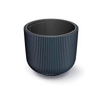 Prosperplast Pot de Fleurs Anthracite avec réservoir, Collection Milly, 34,9 x 34,9 x 29 cm, capacité 22 l.