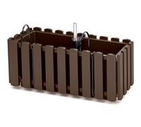 Prosperplast Jardinière de balcon Boardee 38 x 18 x 16 cm - Brun