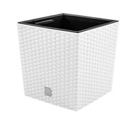 Prosperplast Pot de fleurs avec insert de 37L blanc Rato Low DRTS400L