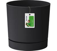 Prosperplast®, Pot de fleurs, DPOP110-S433, Anthracite, Pot de fleurs avec base