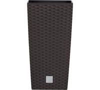 Prosperplast®, Pot de fleurs, DRTS300-440U, Umbra, Insert d'irrigation Couverture Ratan