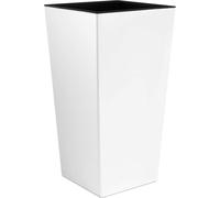 Pot de fleurs Prosperplast insert blanc Urbi Square DURS200-S449