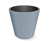 Prosperplast Pot de Fleurs Gris avec réservoir Collection Milly, 39 x 39 x 37 cm, capacité 29 l.