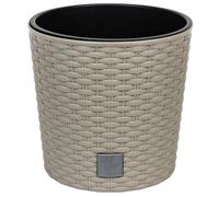 Prosperplast Pot De Fleurs Haute, Bac À Fleurs En Plastique, Rotin Style, Tubus Drtus400l, Couleur Mocca 7529u Multicolore