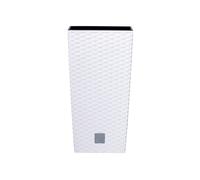 pot de fleur 29cm RATO SQUARE DRTS300-S449 blanc plastique PROSPERPLAST