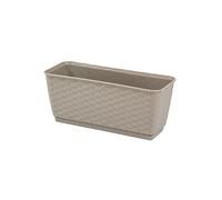 Prosperplast Pot de fleurs RATOLLA 3L, 29x12x13 cm - Mocca