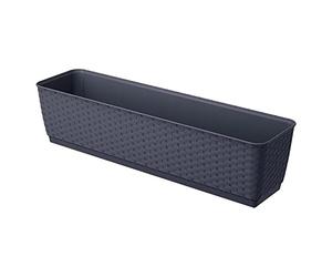 Prosperplast Pot de fleurs RATOLLA 59x15x14 cm - Anthracite