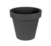 Prosperplast Pot de fleurs rond en plastique Anthracite 58 cm