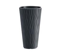 Prosperplast Pot de fleurs Sandy Slim (anthracite, l 30 x H 53 x P 30 cm)