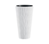 Prosperplast Pot Sandy Slim 300 - 29,5 x 51 cm - Blanc - 30 cm